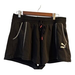 PUMA Women's Black Convey Shorts Large